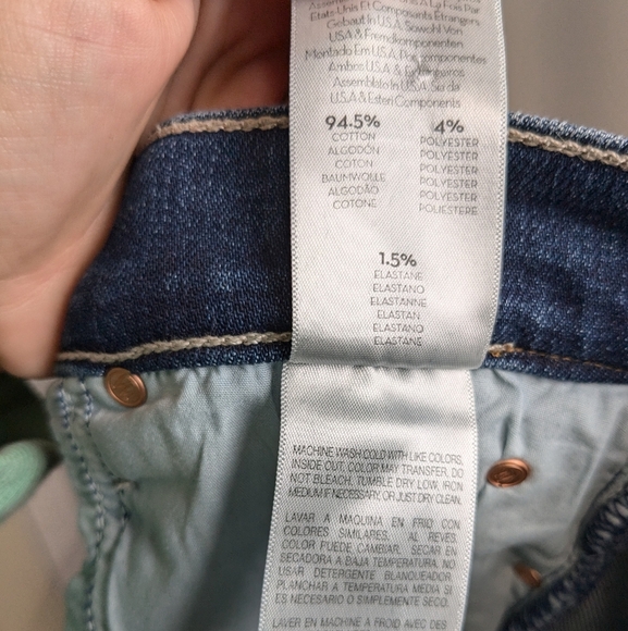 Mother The Swooner Rascal Ankle Jeans In Hot Springs Straight Leg Size 25 EUC - Picture 8 of 13